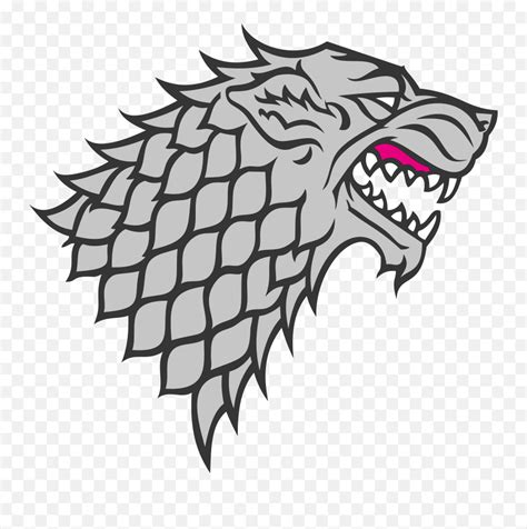 House Stark Logo Vector - Game Of Thrones Stark Wolf Png,Stark Png - free transparent png images ...