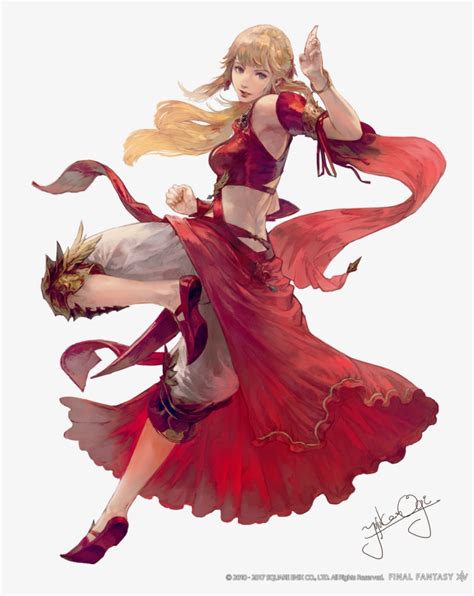 Final Fantasy Art Dancer - Final Fantasy Xiv Stormblood Lyse - Free Transparent PNG Download ...