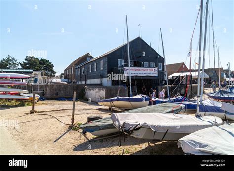 Whitstable Yacht Club, Whitstable Bay, Kent Stock Photo - Alamy