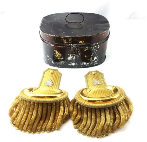 Civil War Lieutenant Colonel's Epaulets & Case / SOLD | Civil War Artifacts - For Sale in Gettysburg