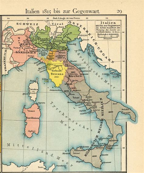 Unification Of Italy Map | secretmuseum