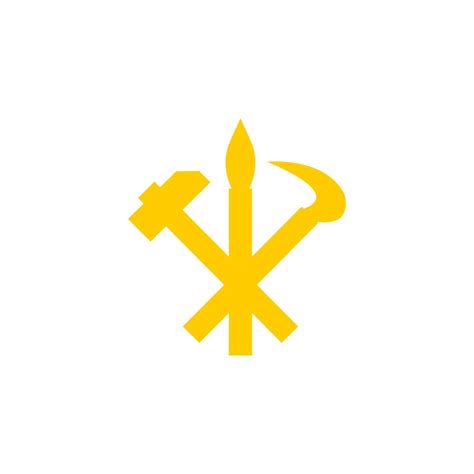 WPK Workers Party of Korea Yellow Symbol Logo Vector - (.Ai .PNG .SVG .EPS Free Download)