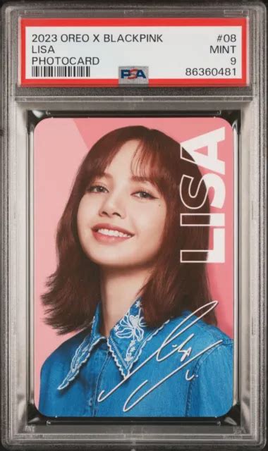 2023 OREO X Blackpink #08 Lisa Photocard Psa 9 Mint $115.00 - PicClick