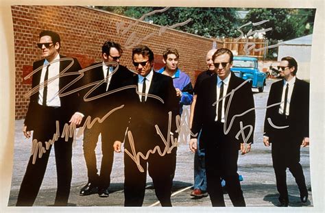 Reservoir Dogs cast signed autographed 8x12 photo Harvey Keitel Tim Roth