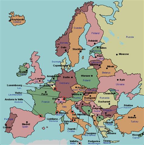 Countries Of Europe Map Quiz - Map Of Israel And Palestine