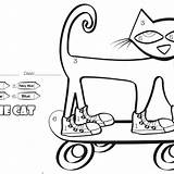 Pete The cat coloring Pages crafts – Artofit sketch template
