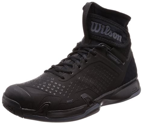 Wilson Men's Amplifeel Tennis Shoe (Black/Black/Ebony, 12.5 M US) - Walmart.com