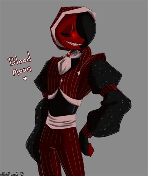 Bloodmoon by @punkrose240 in 2023 | Sun and moon drawings, Moon drawing, Fnaf drawings