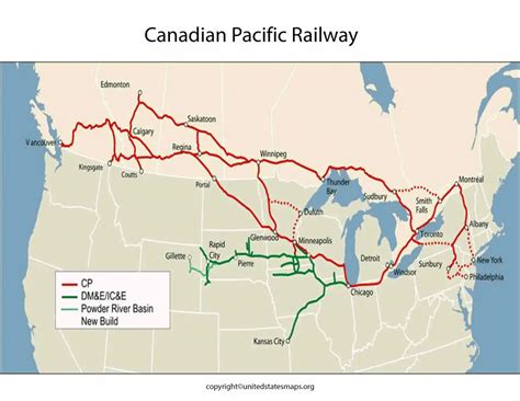 Canadian Pacific Railway Map [Canadian Pacific Railway]