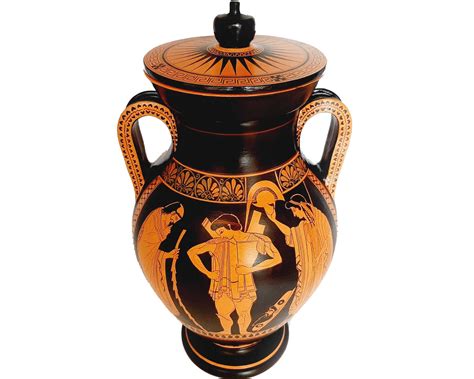 Red Figure Pottery Vase Replicas 45cmarming of Hectorpriam - Etsy