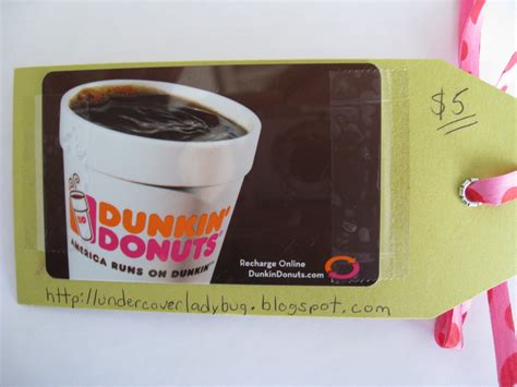 Undercover Ladybug: Landing: Dunkin' Donuts Gift Card