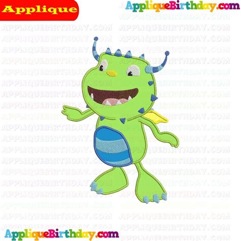 Daddo Henry Hugglemonster Applique Design