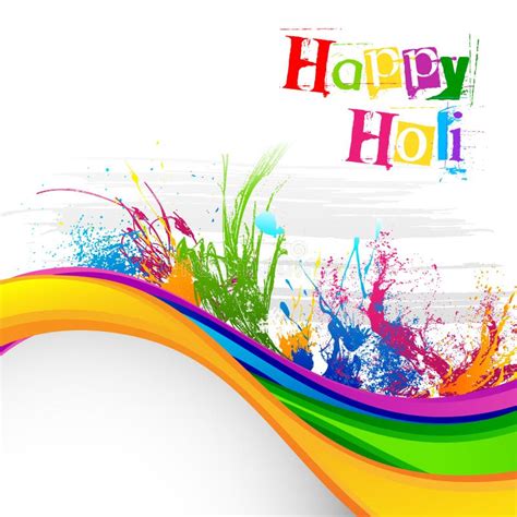 Holi Festival Background Design Stock Vector - Illustration of hindu ...