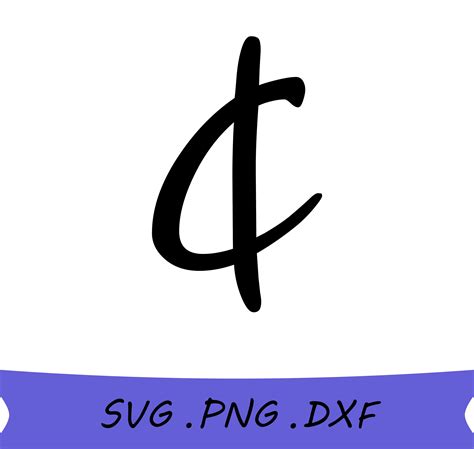 Cents Sign SVG, Cent Sign PNG, Cent Sign DXF, Cent Sign Digital Download File, Cents Sign Svg ...