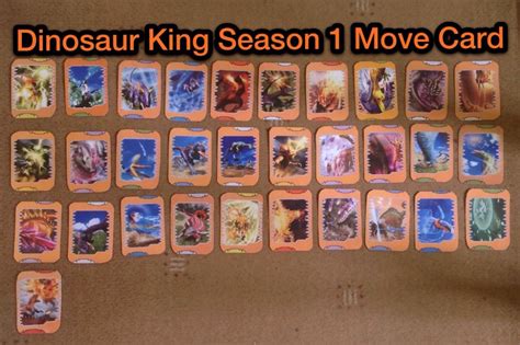 Dinosaur King : Season 1 Move Cards by ThunderStrike16 on DeviantArt ...