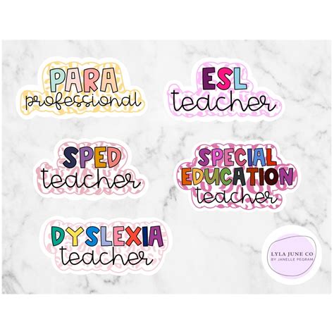 Special Education Vinyl Teacher Sticker / Sped Sticker / | Etsy