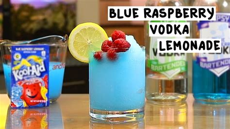 Blue Raspberry Vodka Lemonade - Tipsy Bartender