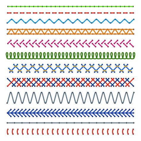 11,200+ Stitch Border Stock Illustrations, Royalty-Free Vector Graphics ...