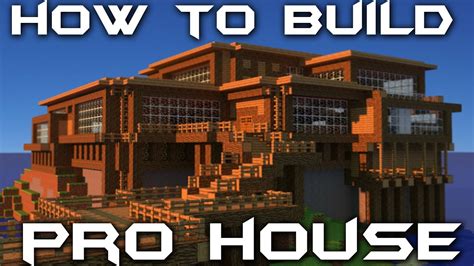 How to build your own PRO house in minecraft - YouTube