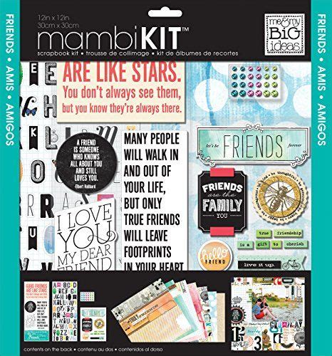 me my BIG ideas Mixed Friends Mambi Scrapbook Kit 12Inch by 12Inch ...