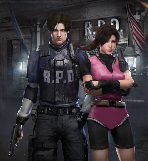 Leon x Claire - RE2 HD REMAKE | Resident evil leon, Resident evil game ...