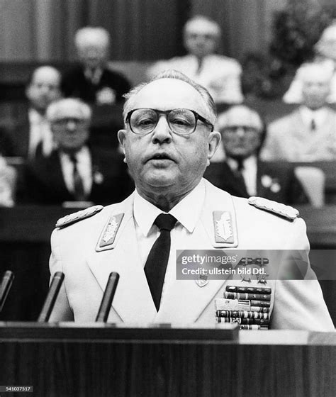 ' Erich Mielke, state security minister in the German Democratic ...