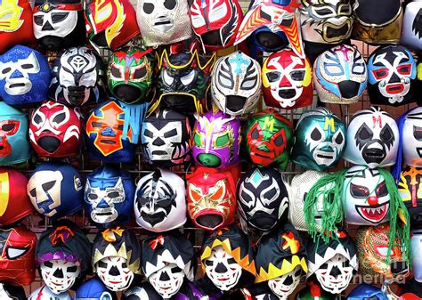 Lucha Libre Wrestling Masks Photograph by Noel Baebler - Pixels