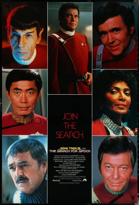 eMoviePoster.com: 5s0090 STAR TREK III Aust 1sh 1984 The Search for Spock, cool close-up cast ...