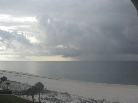 Storm from gulf shores Pier