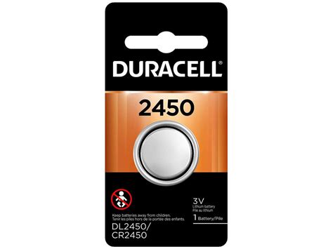 Duracell Duralock CR2450 Lithium Watch Battery - 1 Pack