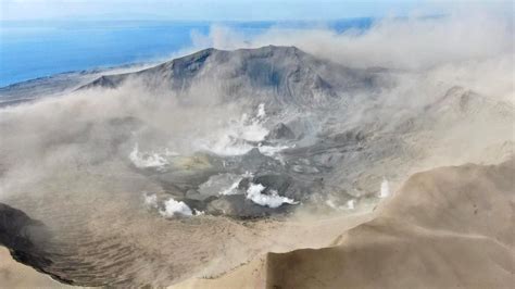 Aerial Survey of Taal Volcano Covered in Ash as of January 22, 2020