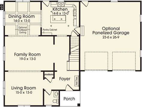 Shoreham | 2775 Square Foot Cape Floor Plan