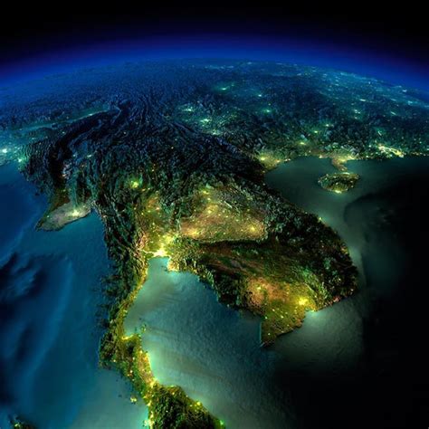 23+ Beautiful Night View Images Of Earth From Space