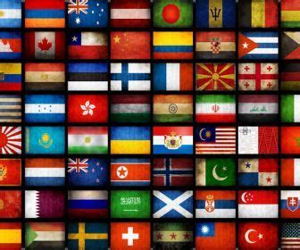 flags collage HD Wallpaper | Flags of the world, All country flags, Flag