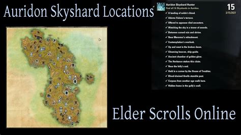 Auridon Skyshard Locations [Elder Scrolls Online] ESO - YouTube