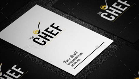 16+ Business Cards for Chefs | Free & Premium Templates