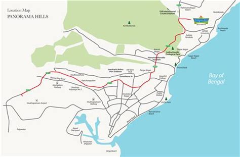 Localities in Visakhapatnam, Important Areas in Visakhapatnam