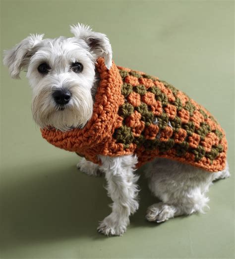 Free Dog Sweater Crochet Patterns - Psychedelic Doilies