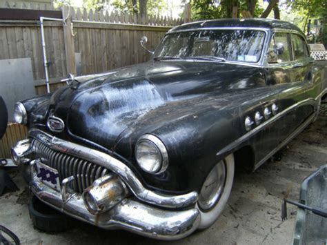 1951 Buick Roadmaster Black 4 door - Classic Buick Roadmaster 1951 for sale