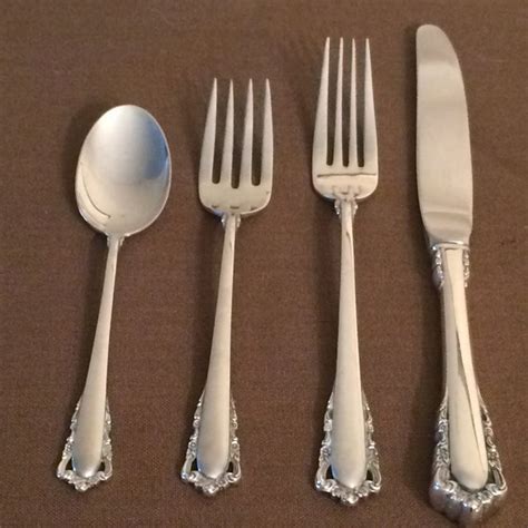 Lunt Sterling Silver Flatware - Set of 6 | Chairish