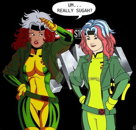 X-Men TAS VS X-Men '97 Rogue by joshdancato on DeviantArt