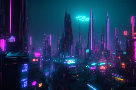 obvious-worm672: Neon Cityscape