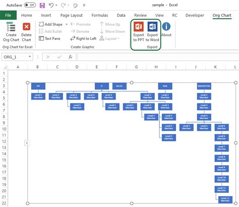 Org Chart Excel Template