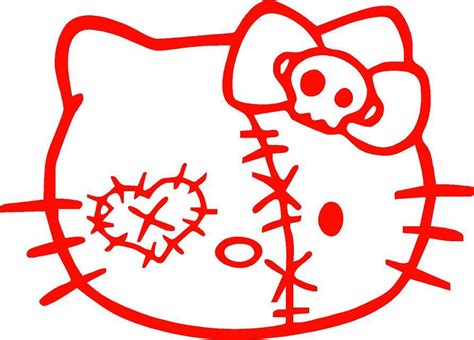 Hello Kitty Car Vinyl Window Decal Sticker | eBay