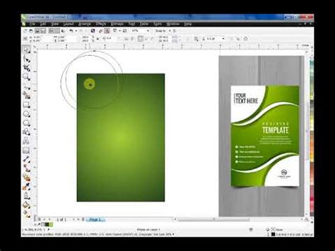 how to make awesome flyer template using coreldraw - YouTube