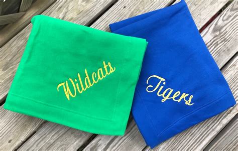 Stadium Blankets Extra Large Soft Monogrammed Team School - Etsy