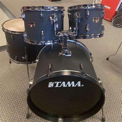 Tama Imperialstar 4pc Shell Pack - 10/12/16/22 - Matte Black | Reverb