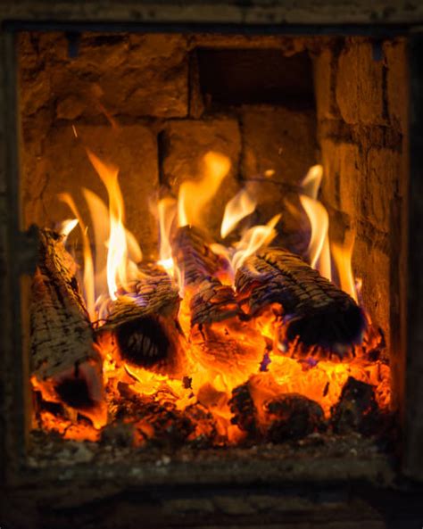 Royalty Free Fireplace Flames Pictures, Images and Stock Photos - iStock