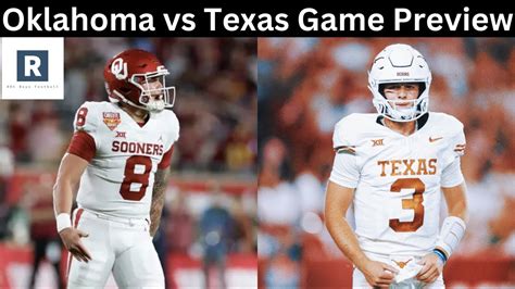 Oklahoma vs Texas Game Preview | College Football Game Predictions ...