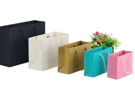 High Quality Custom Logo Gift Bags with Handles Large Gift Paper Bag Small Gift Bag For ...